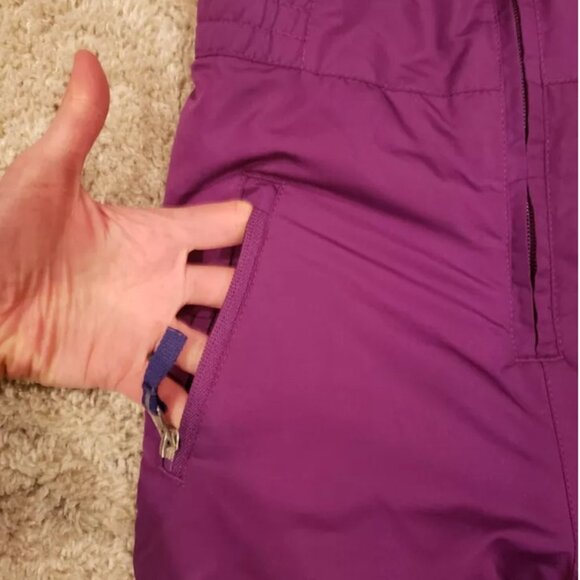 Champion Girls XS Purple Snowbib Overall Snow Pants VentureDry - Picture 3 of 8